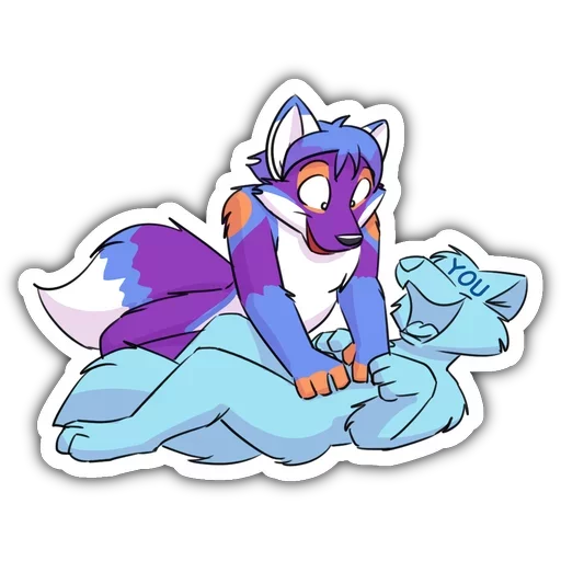 Furry Femboys After Dark sticker 11