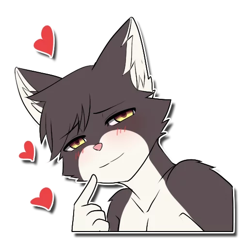 Furry Femboys After Dark sticker 6
