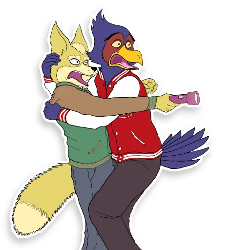 A Fox in Space Telegram sticker pack