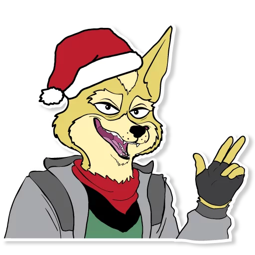 A Fox in Space sticker 8