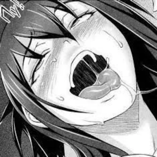 Ahegao faces Telegram sticker pack