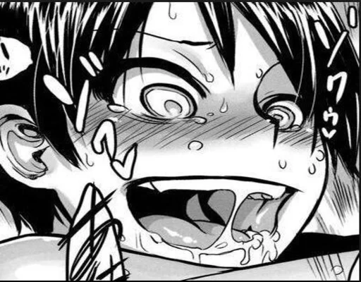 Ahegao faces sticker 11
