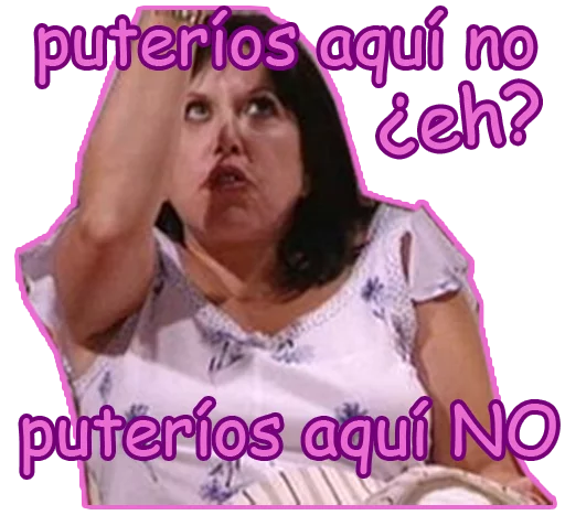 Aquí no hay quien viva sticker 3