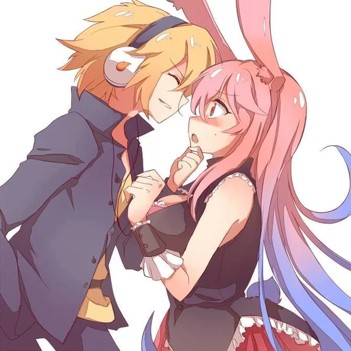 Anime love & kiss sticker 11