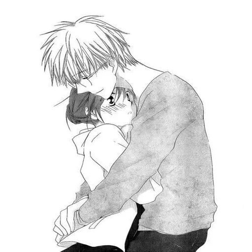 Anime love & kiss sticker 12