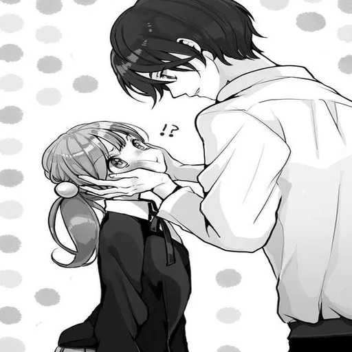 Anime love & kiss sticker 10