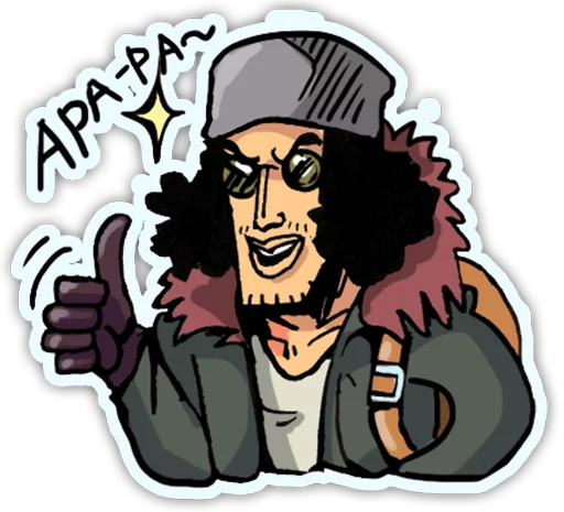 Aokiji One Piece sticker 2