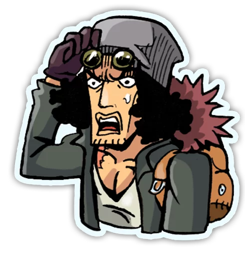 Aokiji One Piece sticker 7