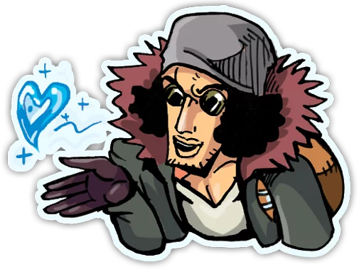 Aokiji One Piece sticker 10