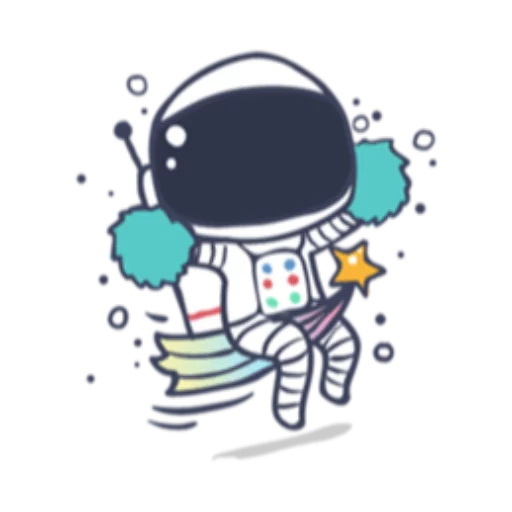 Astronaut Telegram sticker pack