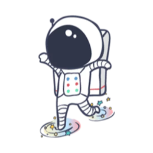 Astronaut sticker 11