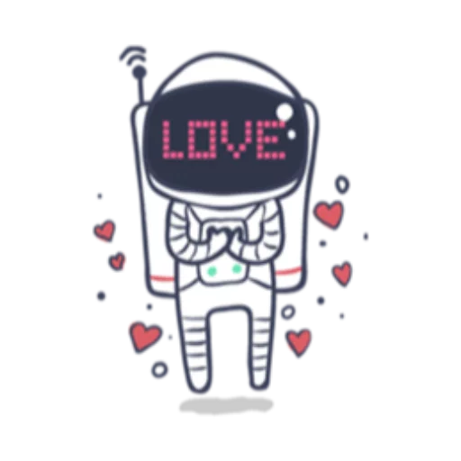 Astronaut sticker 5