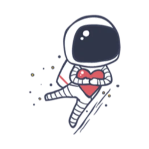 Astronaut sticker 7