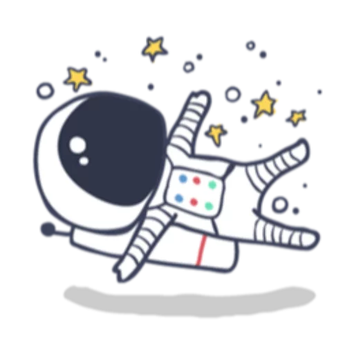 Astronaut sticker 10