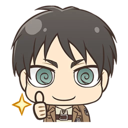 Attack on Titan Chibi Ver. @stickerscar Telegram sticker pack
