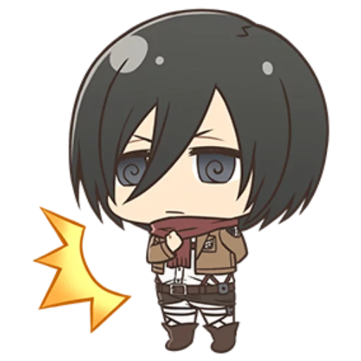 Attack on Titan Chibi Ver. @stickerscar sticker 11