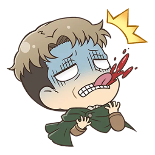 Attack on Titan Chibi Ver. @stickerscar sticker 12
