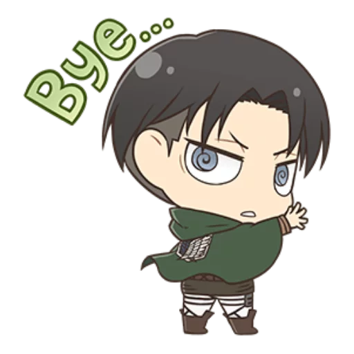 Attack on Titan Chibi Ver. @stickerscar sticker 4