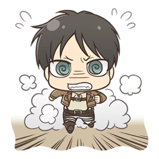 Attack on Titan Chibi Ver. @stickerscar sticker 8