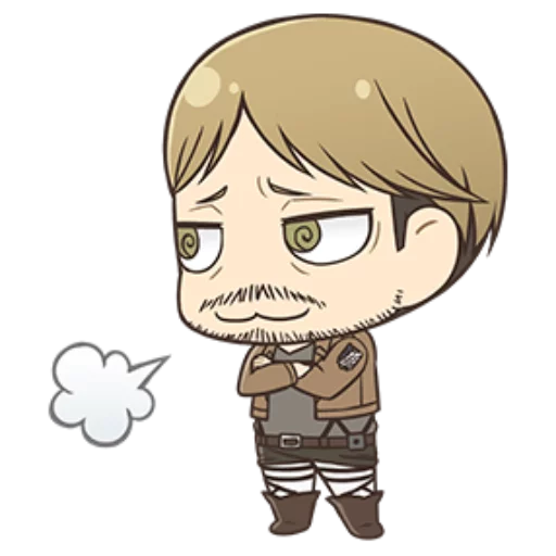 Attack on Titan Chibi Ver. @stickerscar sticker 9