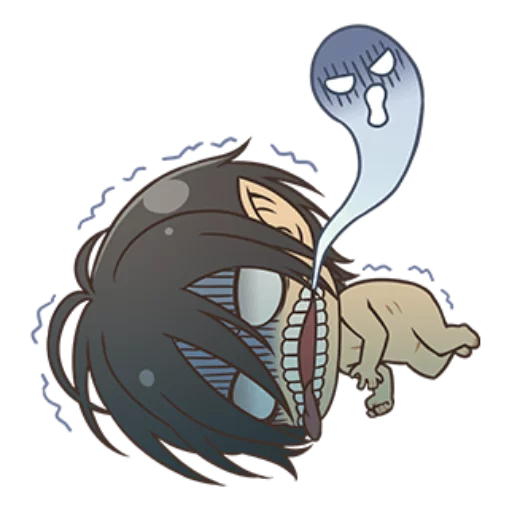 Attack on Titan Chibi Ver. @stickerscar sticker 10