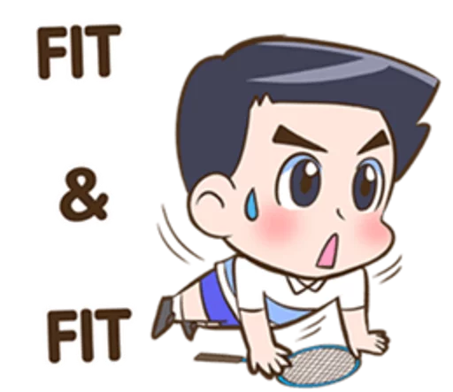 lets play badminton sticker 10