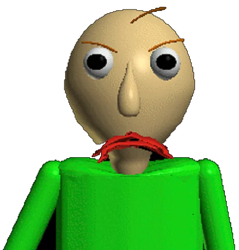 Baldi and his happy friends sticker 4