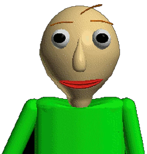 Baldi and his happy friends sticker 6