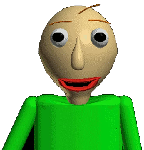 Baldi and his happy friends sticker 7