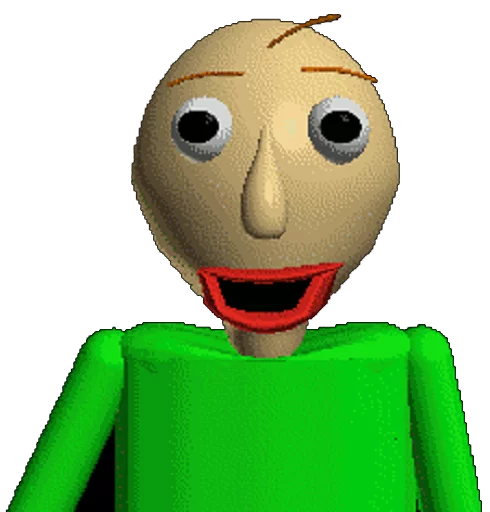 Baldi and his happy friends sticker 8