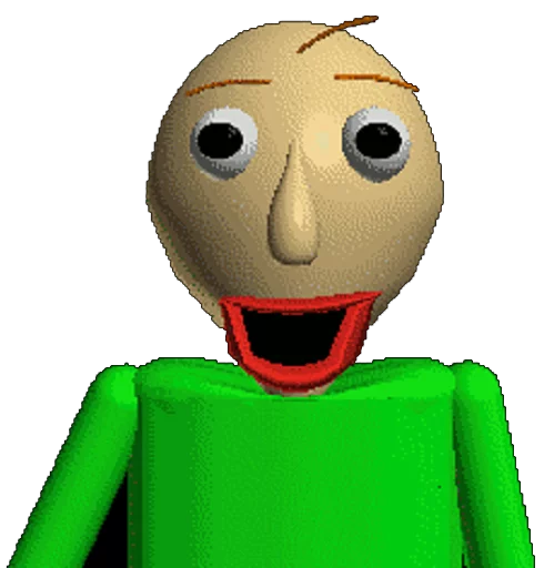Baldi and his happy friends sticker 9