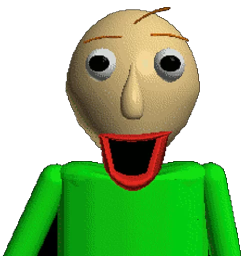 Baldi and his happy friends sticker 10