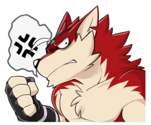 Takemoto Bara Wolf Copy sticker 3