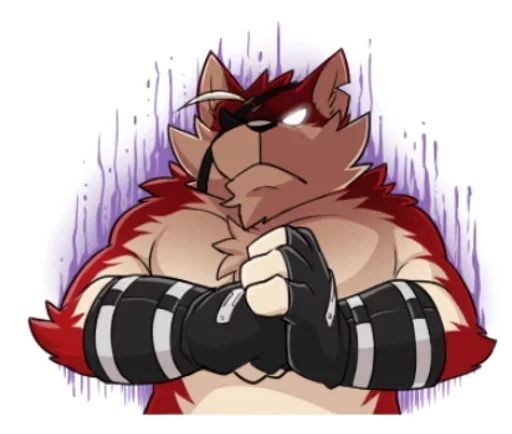 Takemoto Bara Wolf Copy sticker 4