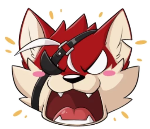 Takemoto Bara Wolf Copy sticker 5