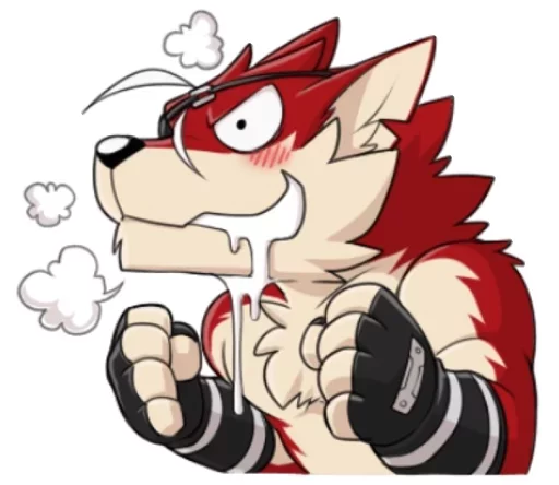 Takemoto Bara Wolf Copy sticker 6