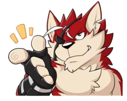 Takemoto Bara Wolf Copy sticker 7