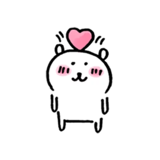 對自己吐槽的白熊 戀愛篇2 sticker 12
