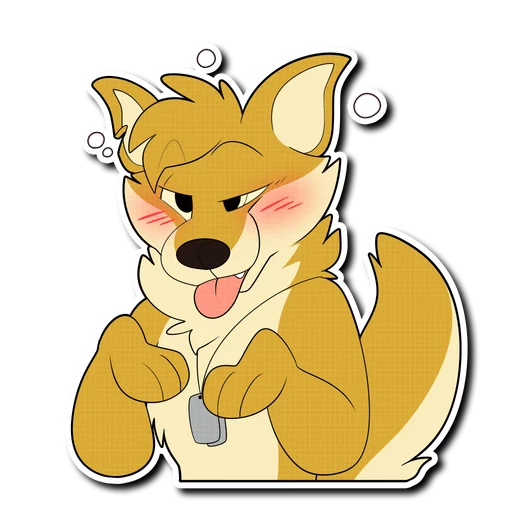 Bening the Whiskey Dingo Telegram sticker pack