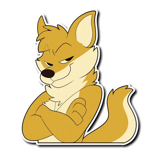 Bening the Whiskey Dingo sticker 2