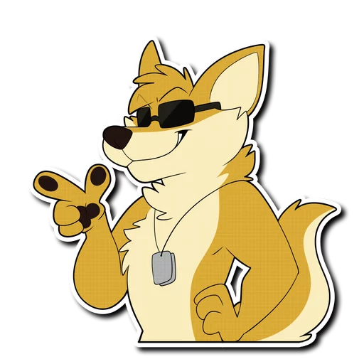 Bening the Whiskey Dingo sticker 4