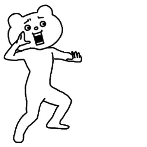 Aggressive Bear Betakkuma sticker 6