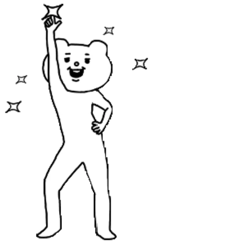 Aggressive Bear Betakkuma sticker 8
