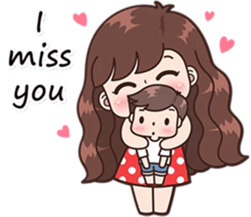 Boobib Cute Couples ( For Girl ) sticker 11