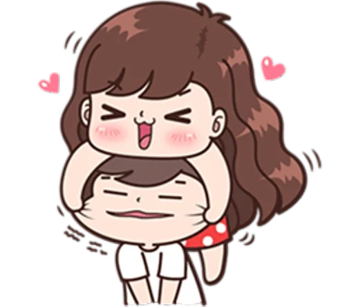 Boobib Cute Couples ( For Girl ) sticker 3