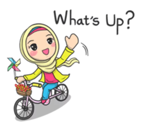 Flower Hijab Telegram sticker pack