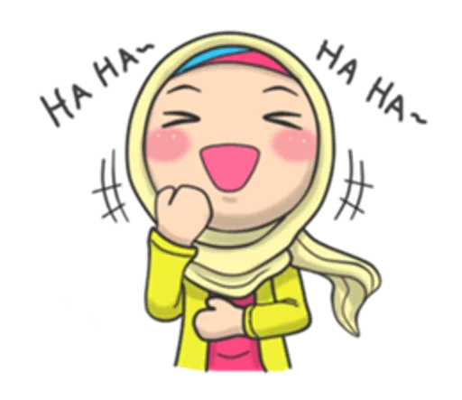Flower Hijab sticker 3