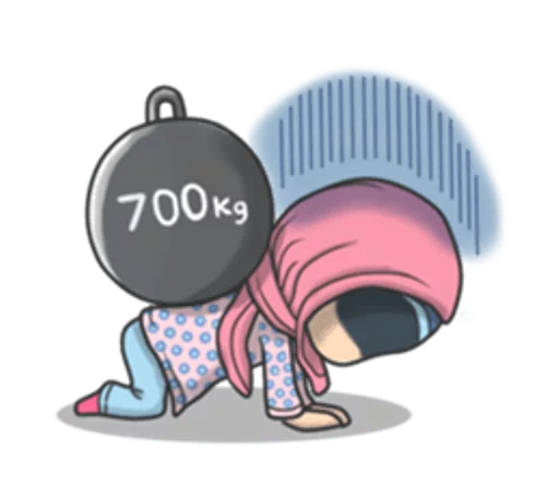 Flower Hijab sticker 9