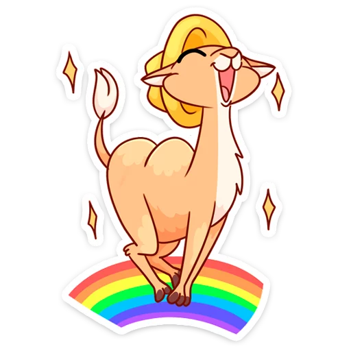 Camel Ray 👉 @Stickergram 👈 Верблюд Лучик sticker 3