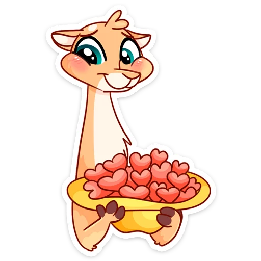 Camel Ray 👉 @Stickergram 👈 Верблюд Лучик sticker 6
